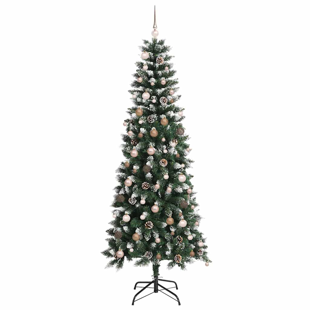 Kunstig juletre med stativ grønn 210 cm PVC