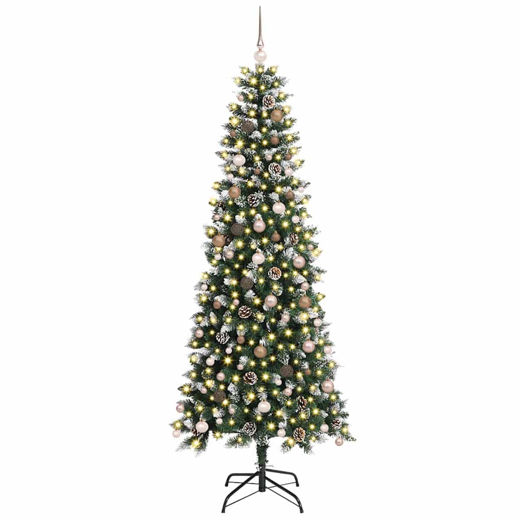 Kunstig juletre med stativ grønn 240 cm PVC