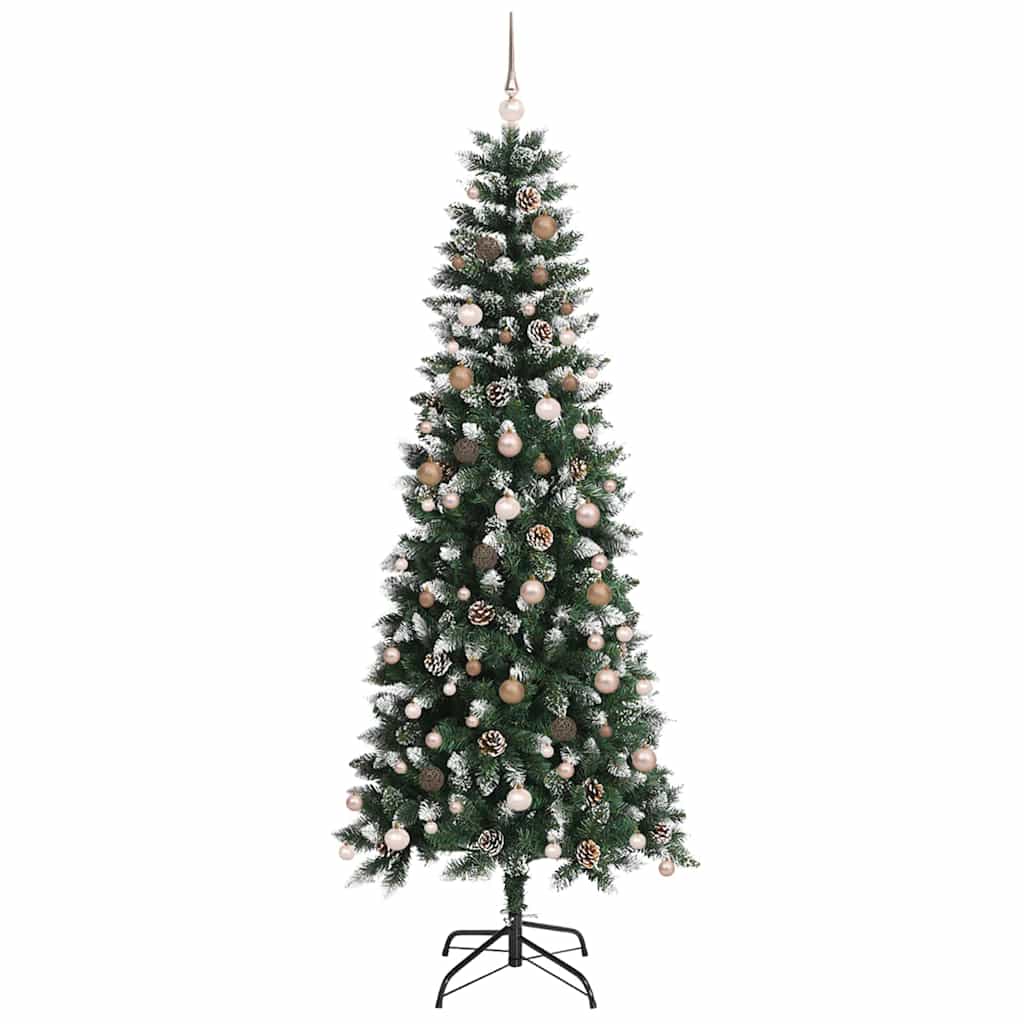 Kunstig juletre med stativ grønn 240 cm PVC