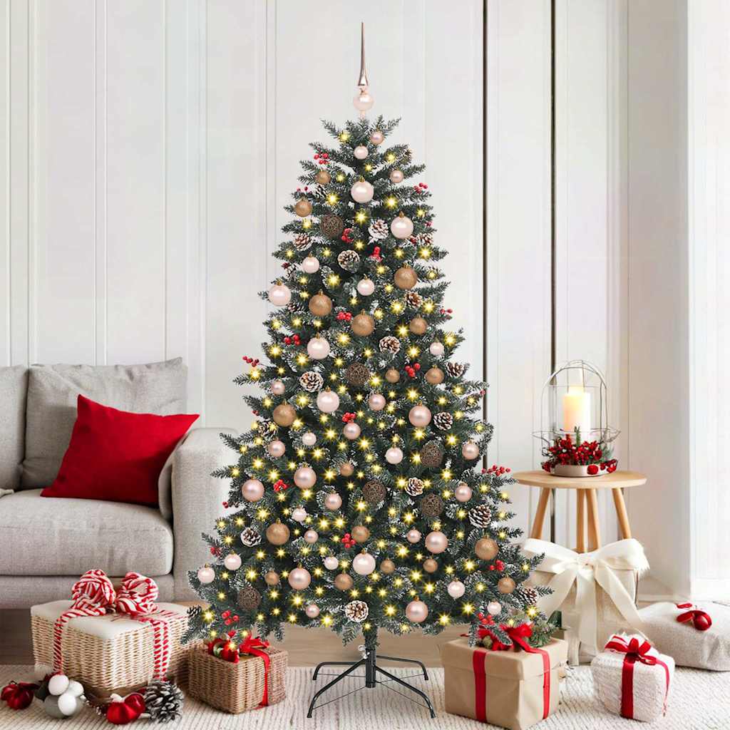 Kunstigjuletre med stativ grønn 180cm PVC