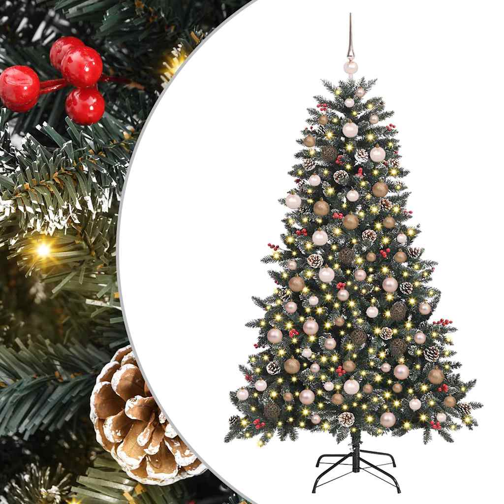 Kunstigjuletre med stativ grønn 180cm PVC