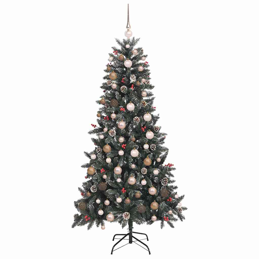 Kunstigjuletre med stativ grønn 210cm PVC