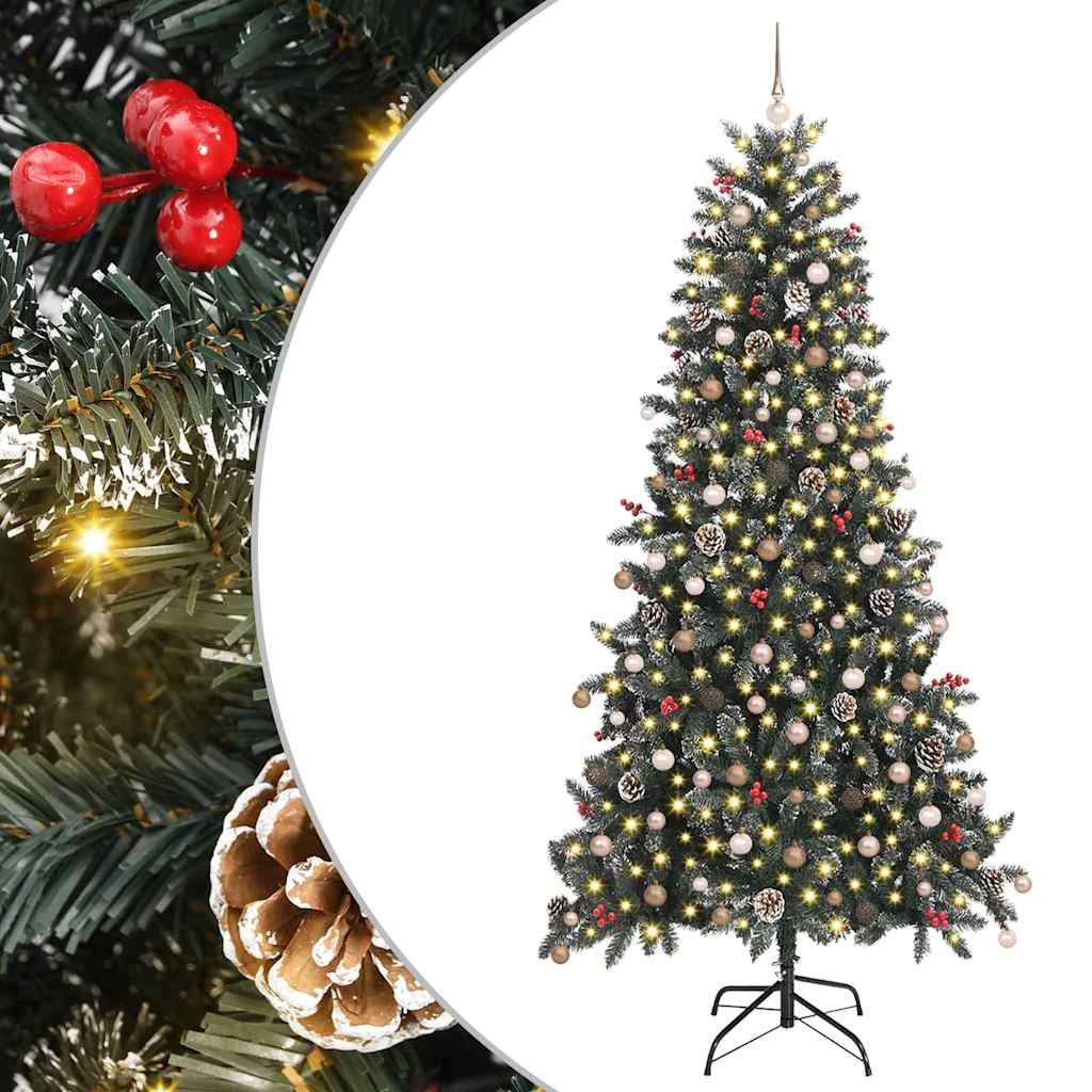 Kunstigjuletre med stativ grønn 240cm PVC