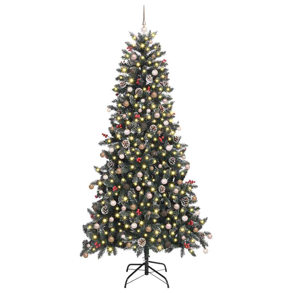 Kunstigjuletre med stativ grønn 240cm PVC