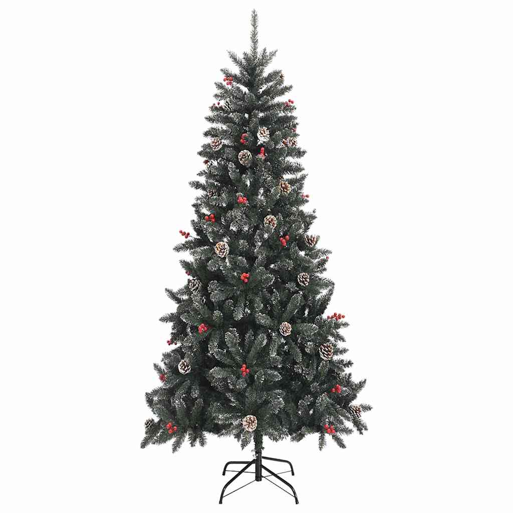 Kunstigjuletre med stativ grønn 240cm PVC
