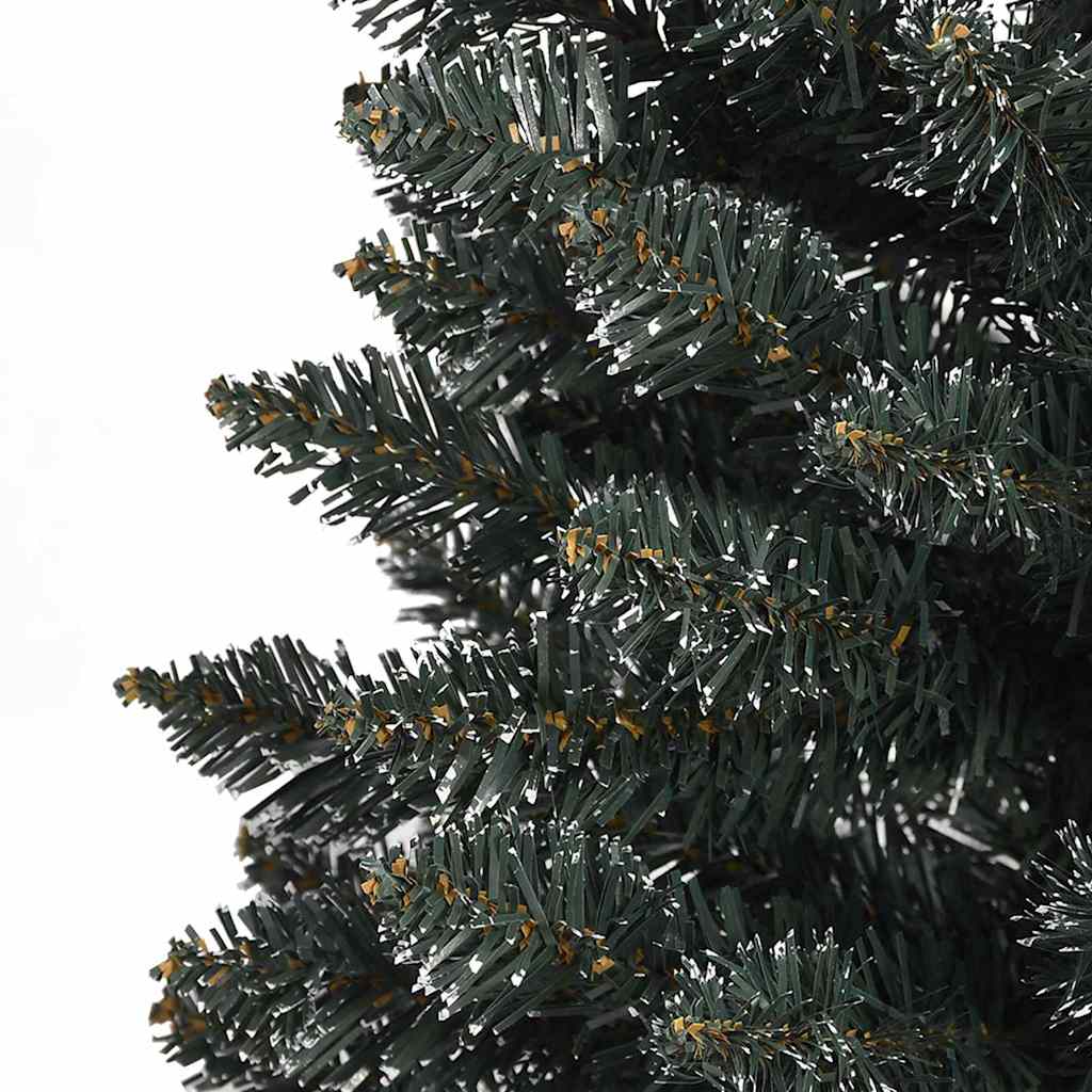 Kunstig juletre with Decorative String Lights grønn 150 cm PVC
