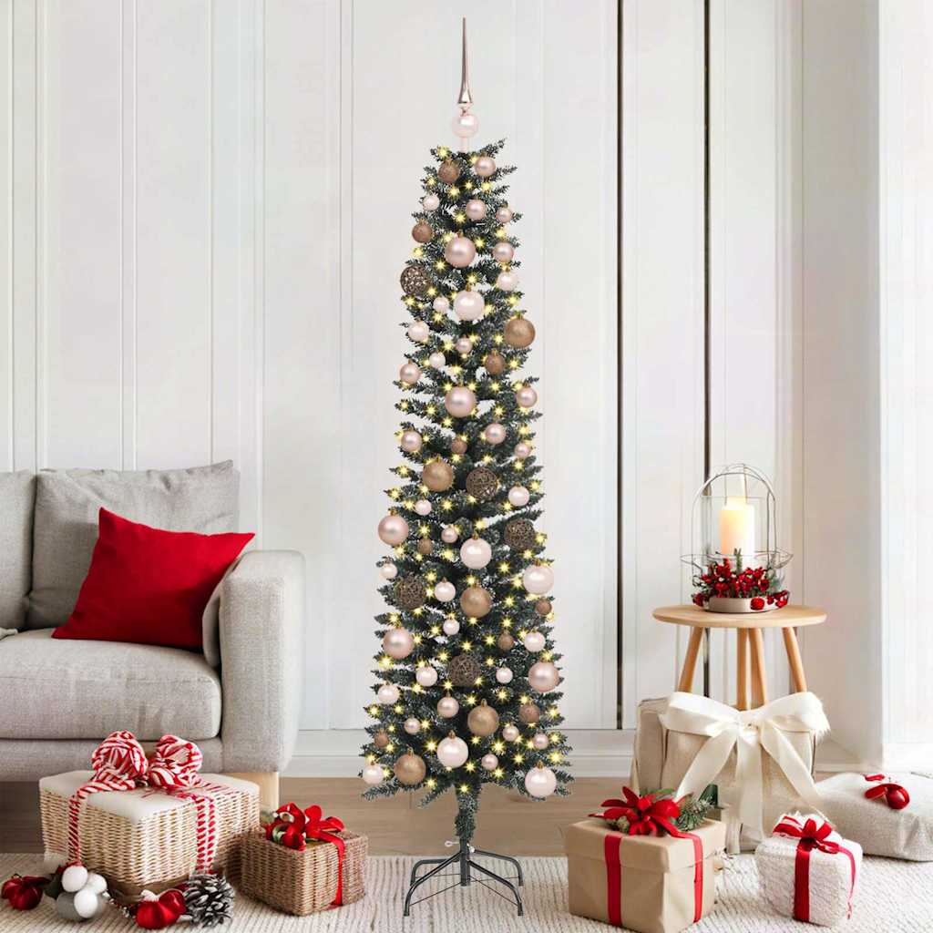 Kunstigjuletre med stativ grønn 180cm PVC