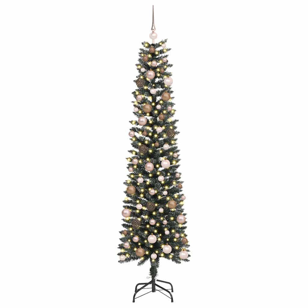 Kunstigjuletre med stativ grønn 210cm PVC