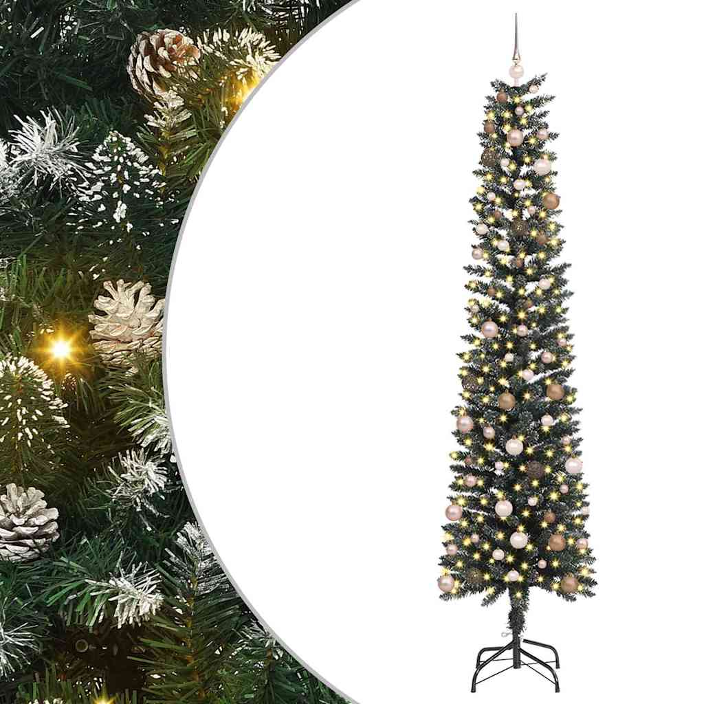 Kunstigjuletre med stativ grønn 240cm PVC