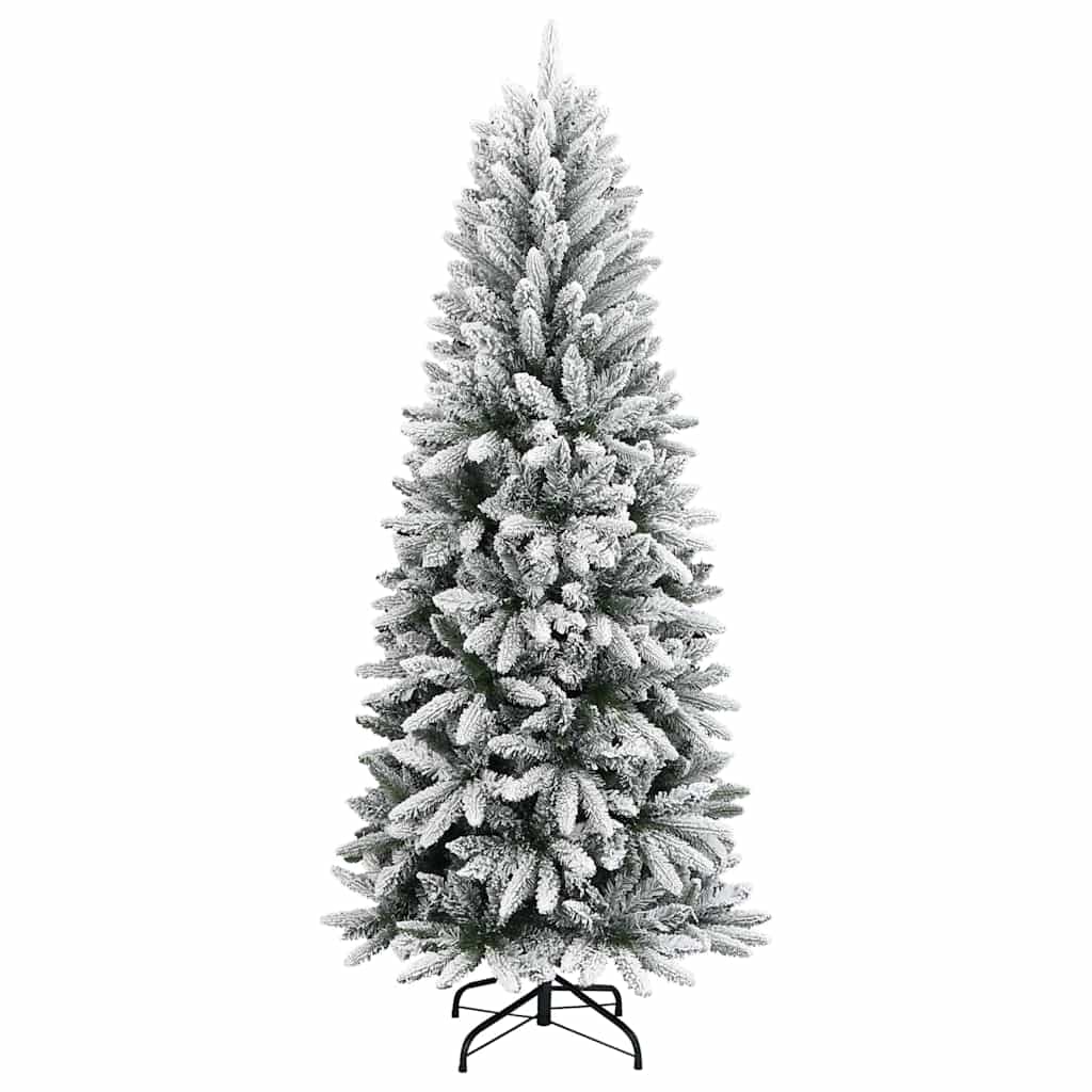 Kunstigjuletre med stativ Hvit 210cm PVC