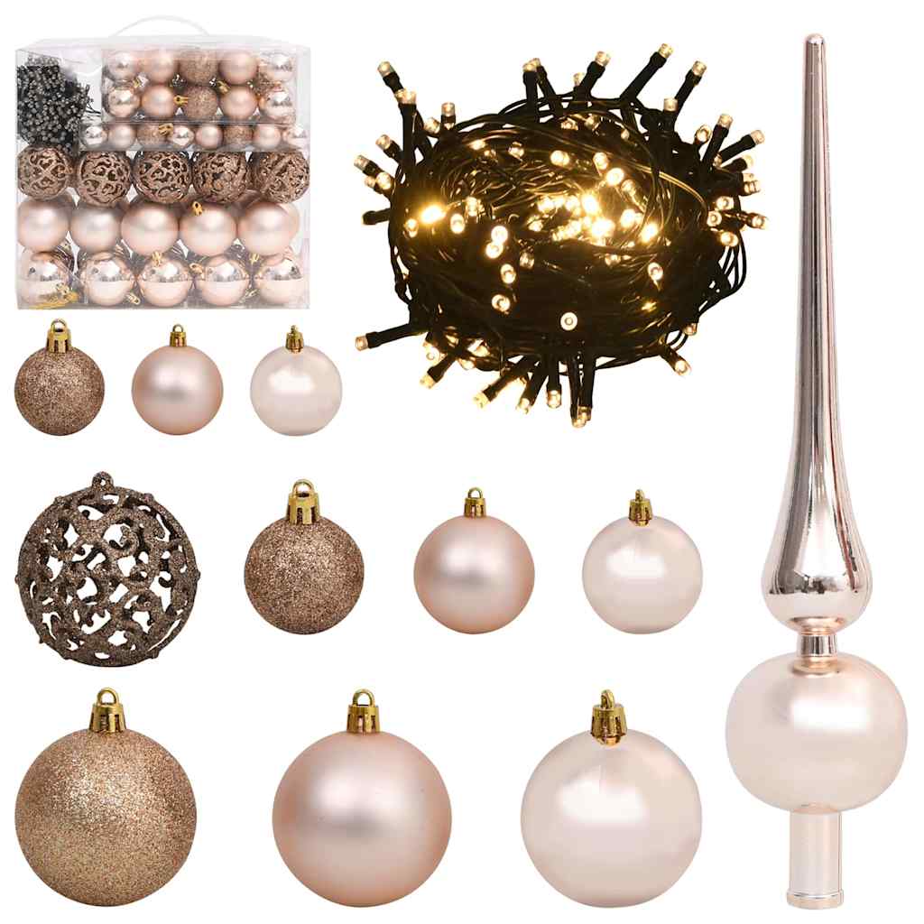 Kunstigjuletre med stativ Hvit 210cm PVC