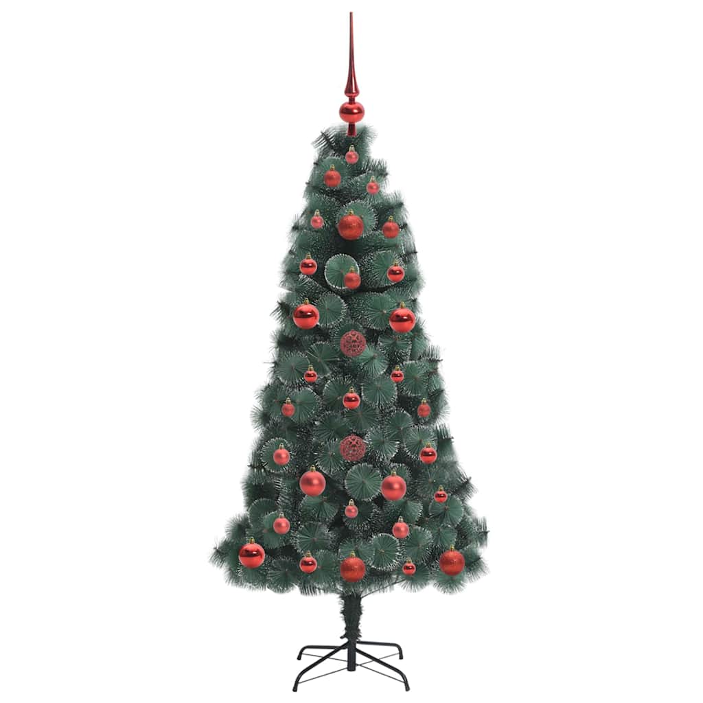 Kunstig Forhåndsbelyst Juletre med Ballettsett grønn 120 cm PET