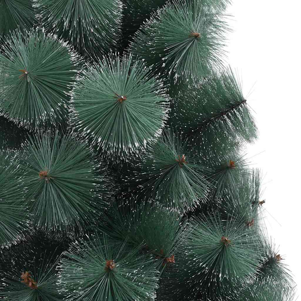 Kunstig forhåndsbelyst juletre med kule-sett grønn 120 cm PET
