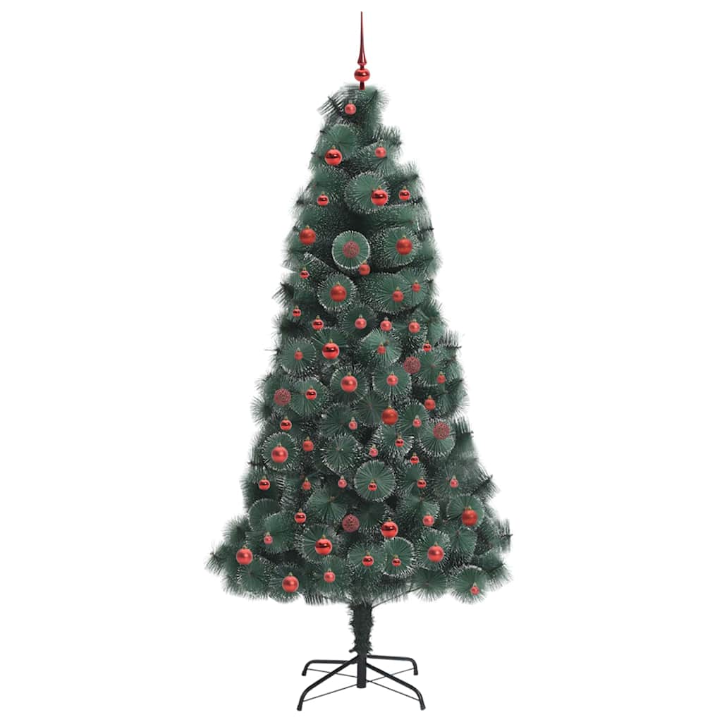 Kunstig Forhåndsbelyst Juletre med Ballettsett grønn 210 cm PET