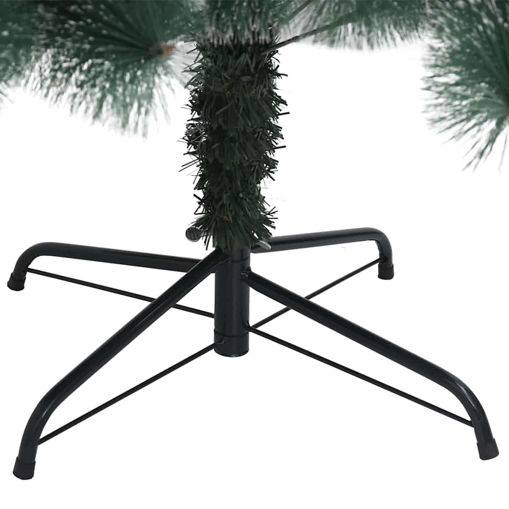 Kunstig forbelyst juletre med kule-sett grønn 240 cm PET
