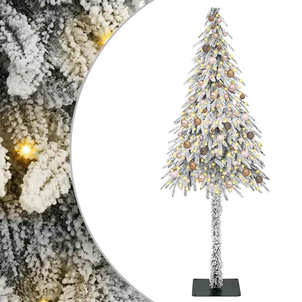 Juletre med 300 LED med stativ 210 cm PE