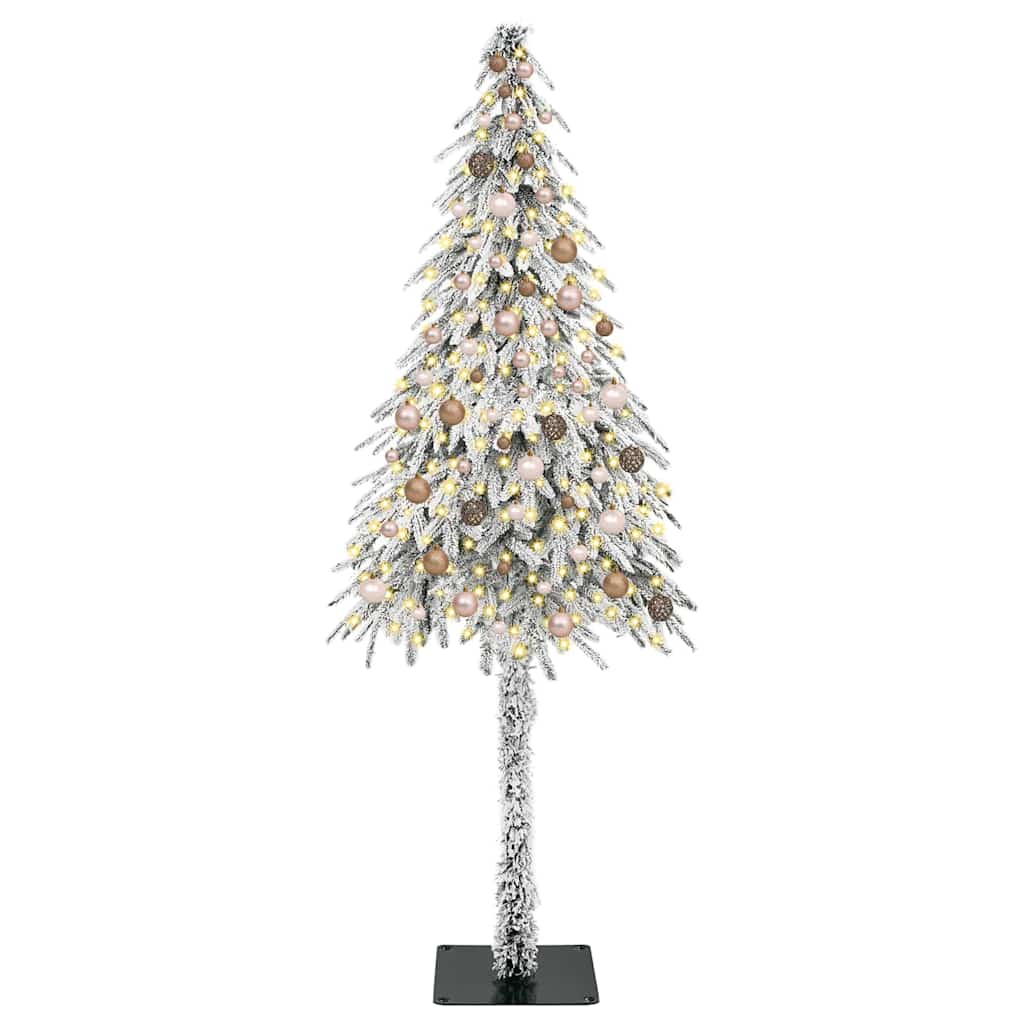 Juletre med 300 LED med stativ 210 cm PE