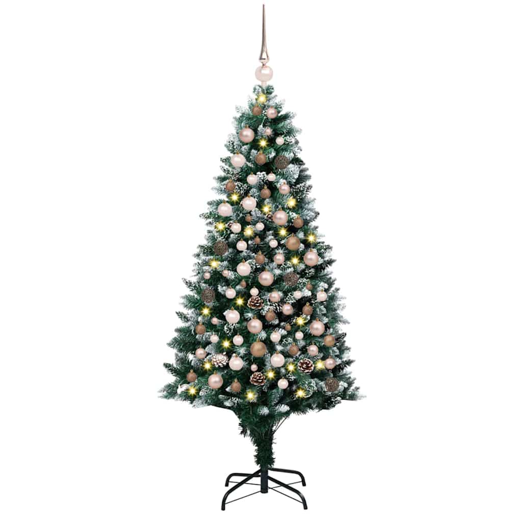 Kunstig juletre med stativ grønn 180 cm PVC