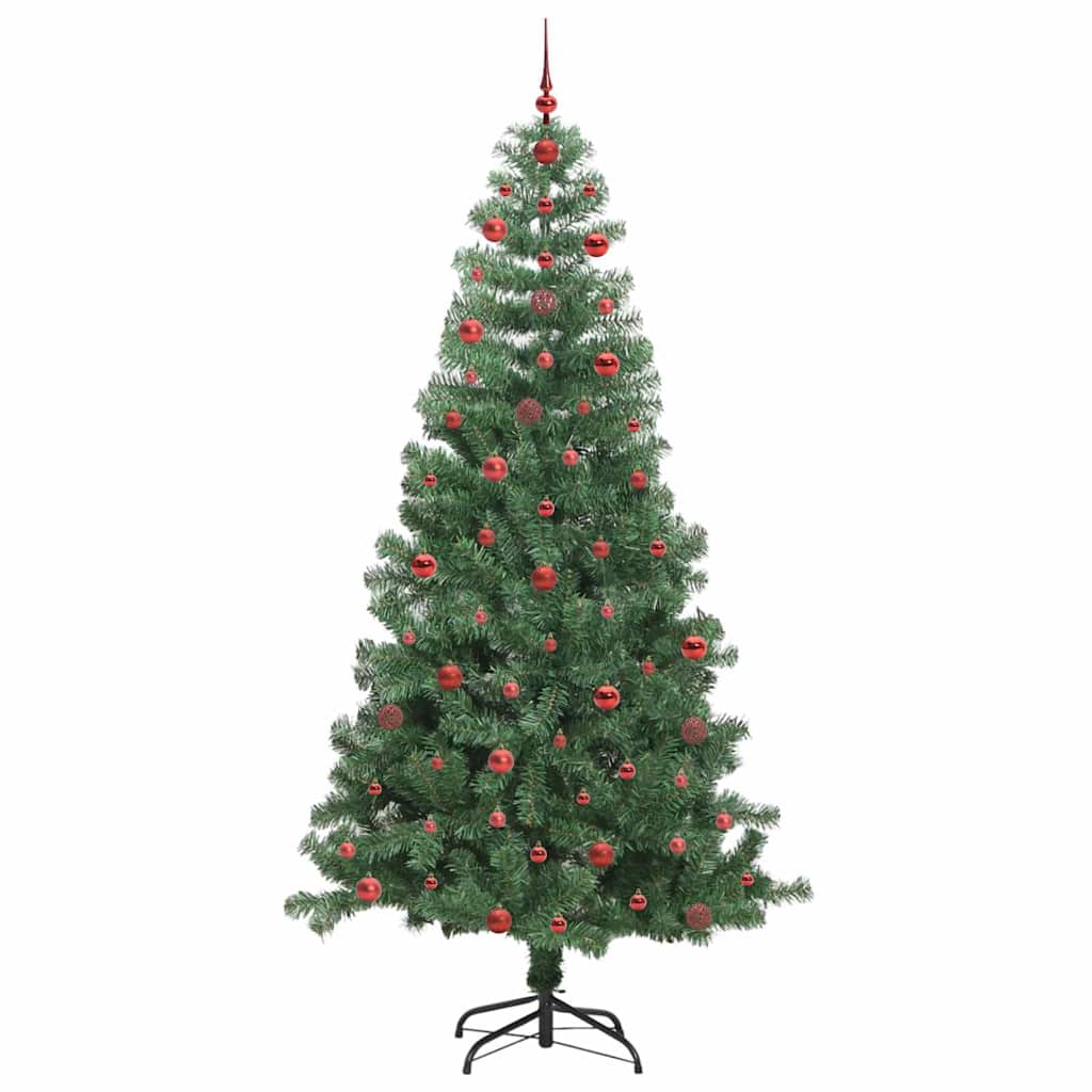Juletre med 300 LED med stativ grønn 240 cm PVC