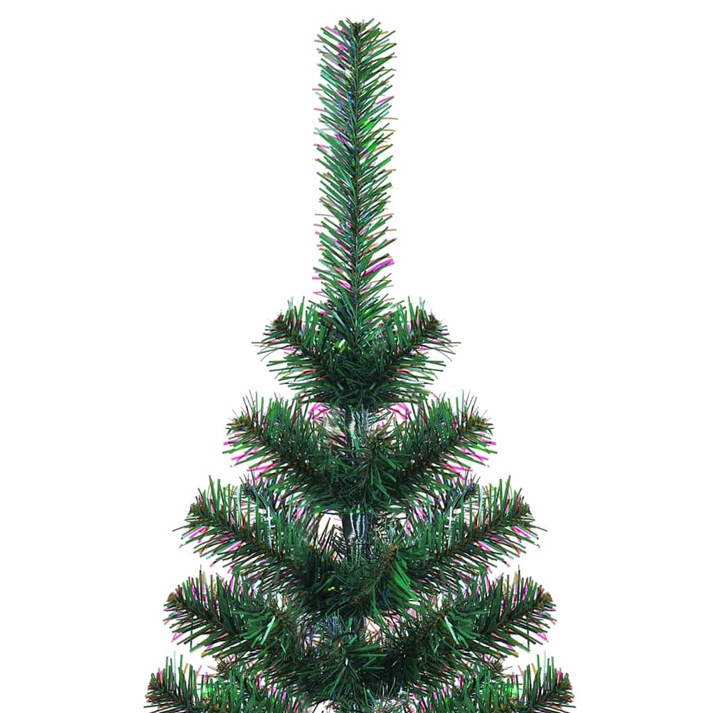 Kunstigjuletre med dekorative strenglys grønn 120cm PVC