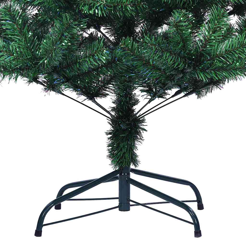 Kunstigjuletre med dekorative strenglys grønn 120cm PVC