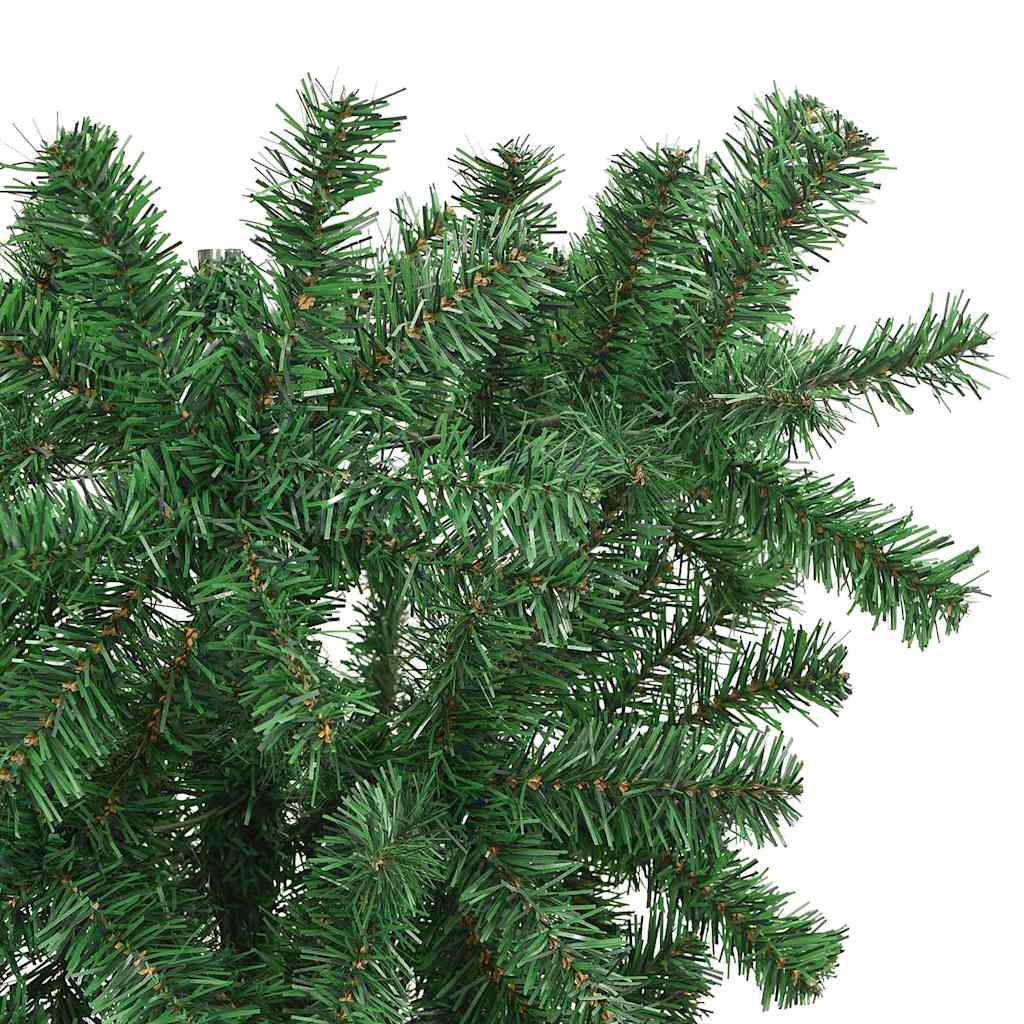 Uventet kunstig forhåndsbelyst juletre med kule sett 120 cm