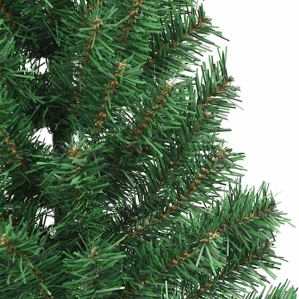 Kunstig forbelyst juletre med 300 LED-er grønn 210 cm PVC