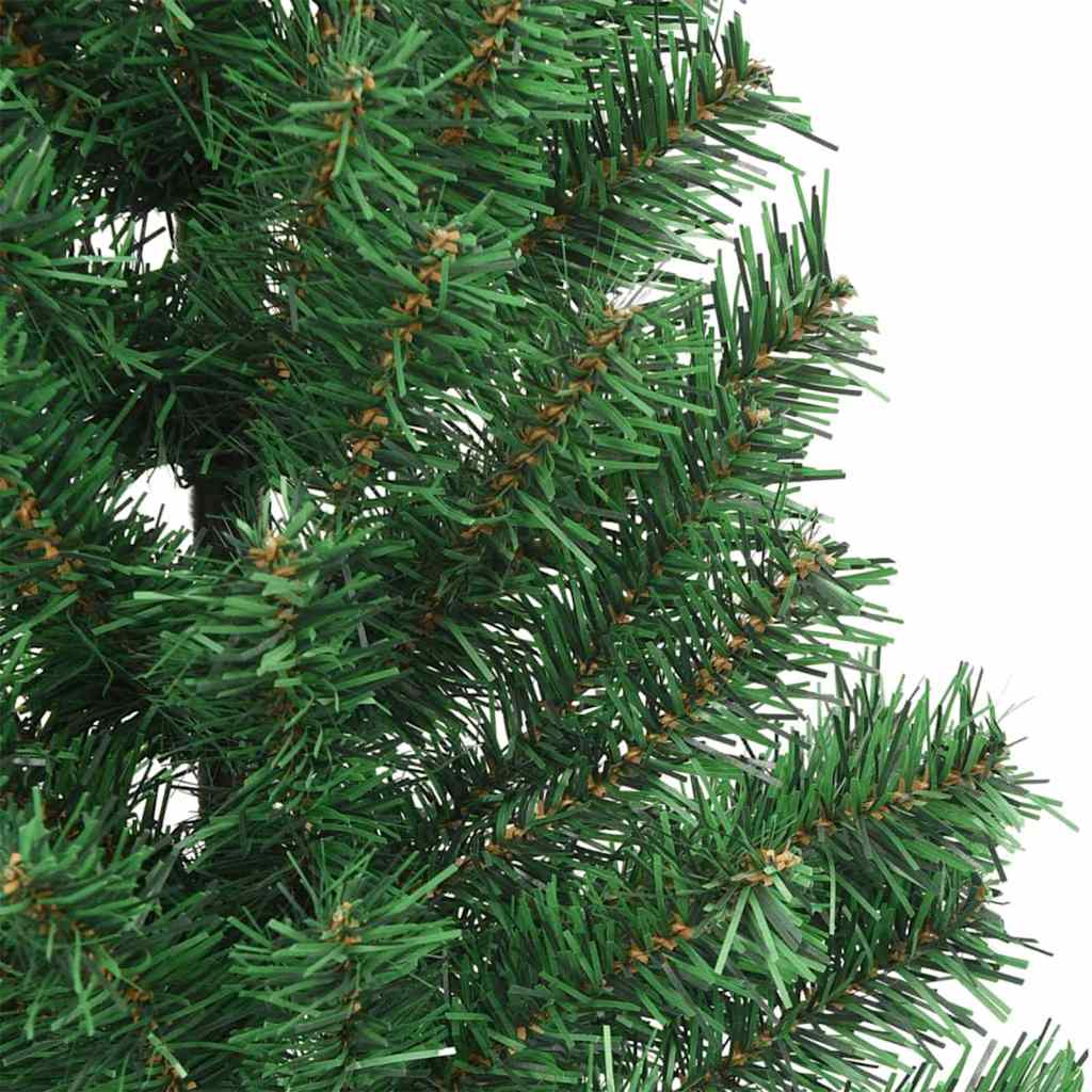 Kunstig forbelyst juletre grønn 240 cm PVC