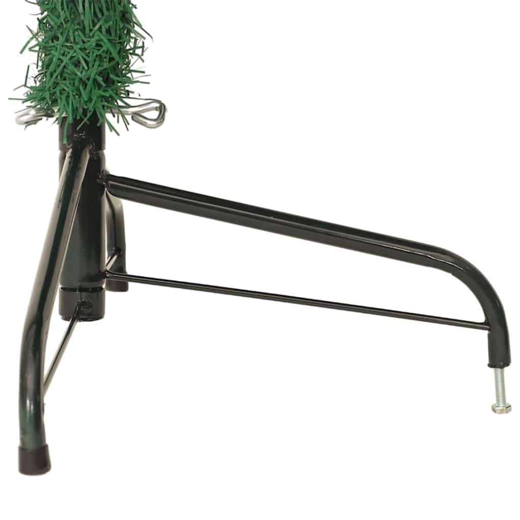 Kunstig forbelyst juletre grønn 240 cm PVC