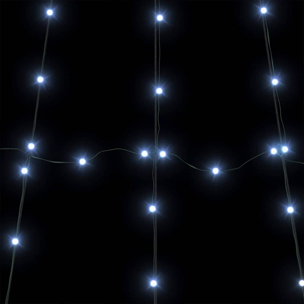 LED juletre med 168 LED med jordspyd Kaldhvit 511 cm Metall