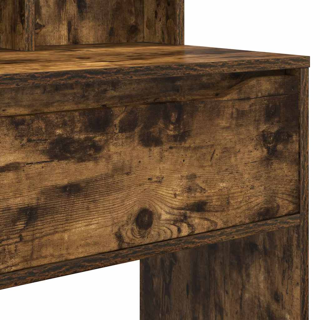 Soverom sminkebord Røkt eik 80 x 39,6 x 135 cm Konstruert tre