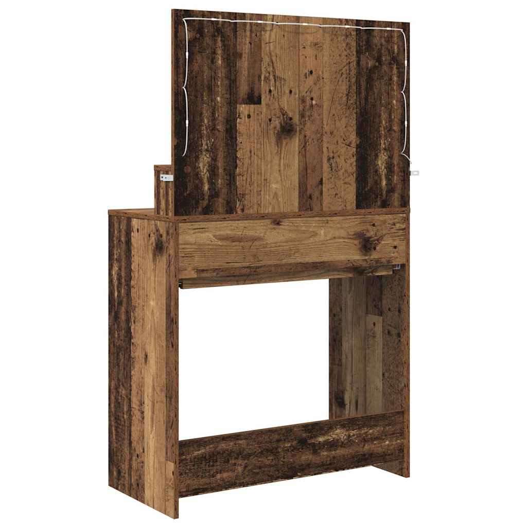 Soverom sminkebord Gamle tre 80 x 39,6 x 135 cm Konstruert tre
