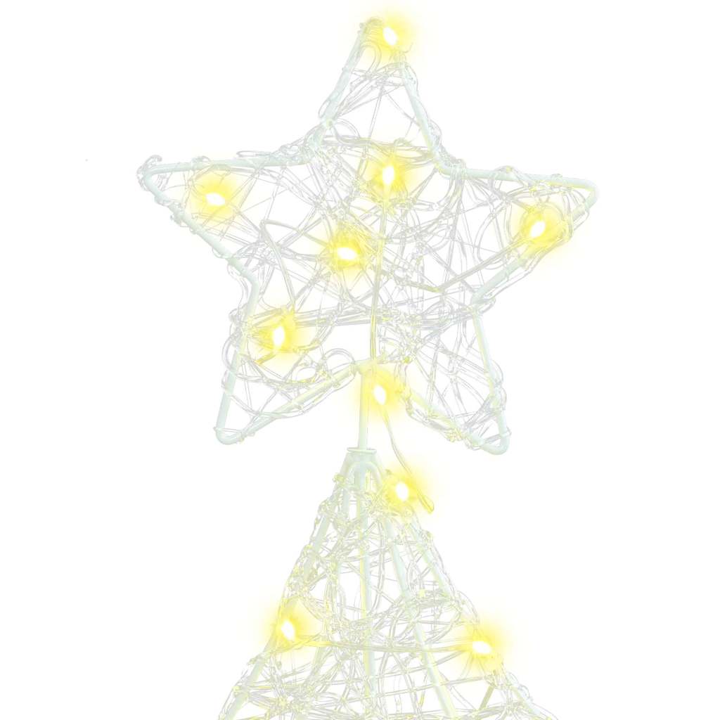 Juletre med 100 LED Varmhvit 120 cm Akryl