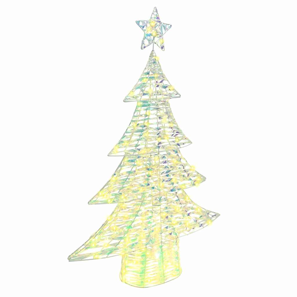 Juletre med 120 LED Varmhvit 120 cm PET