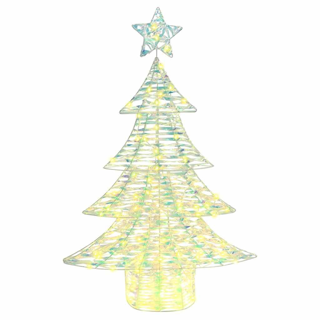 Juletre med 120 LED Varmhvit 120 cm PET