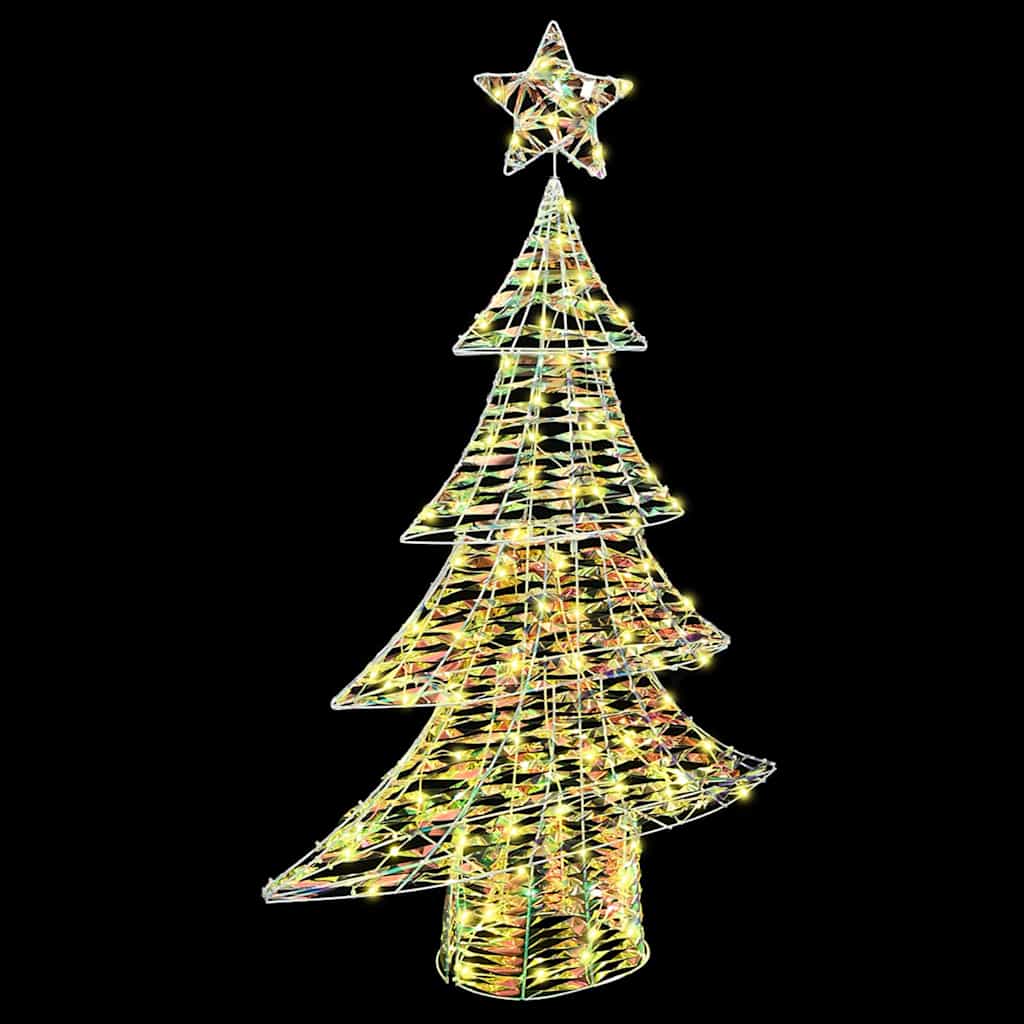 Juletre med 120 LED Varmhvit 120 cm PET
