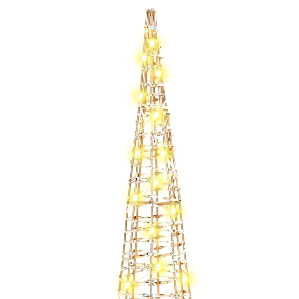 Juletre med 90 LED 3 pcs Varmhvit 40 cm 60 cm 80 cm PET