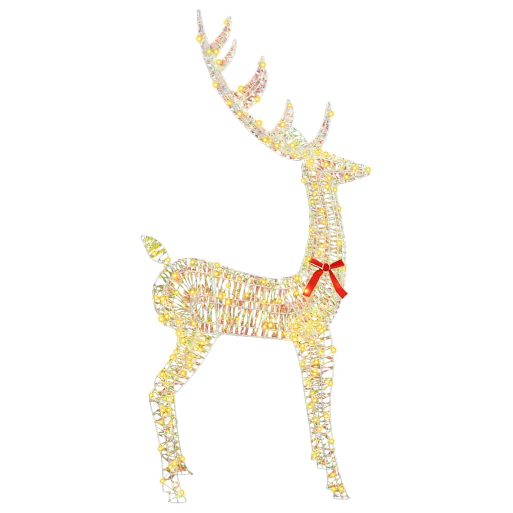 3D reinsdyr Varmhvit 180 cm PET