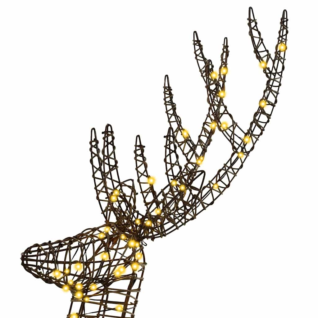 3D reinsdyr Varmhvit 180 cm Rotting