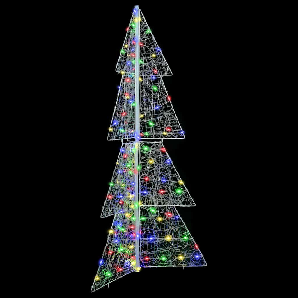 Juletre med 160 LED Flerfarget 150 cm Akryl