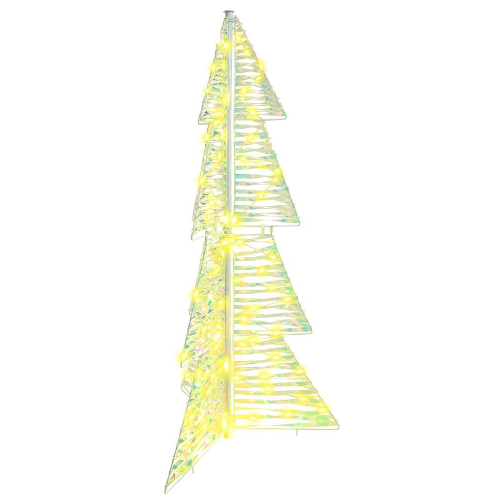 Juletre med 100 LED Varmhvit 120 cm PET