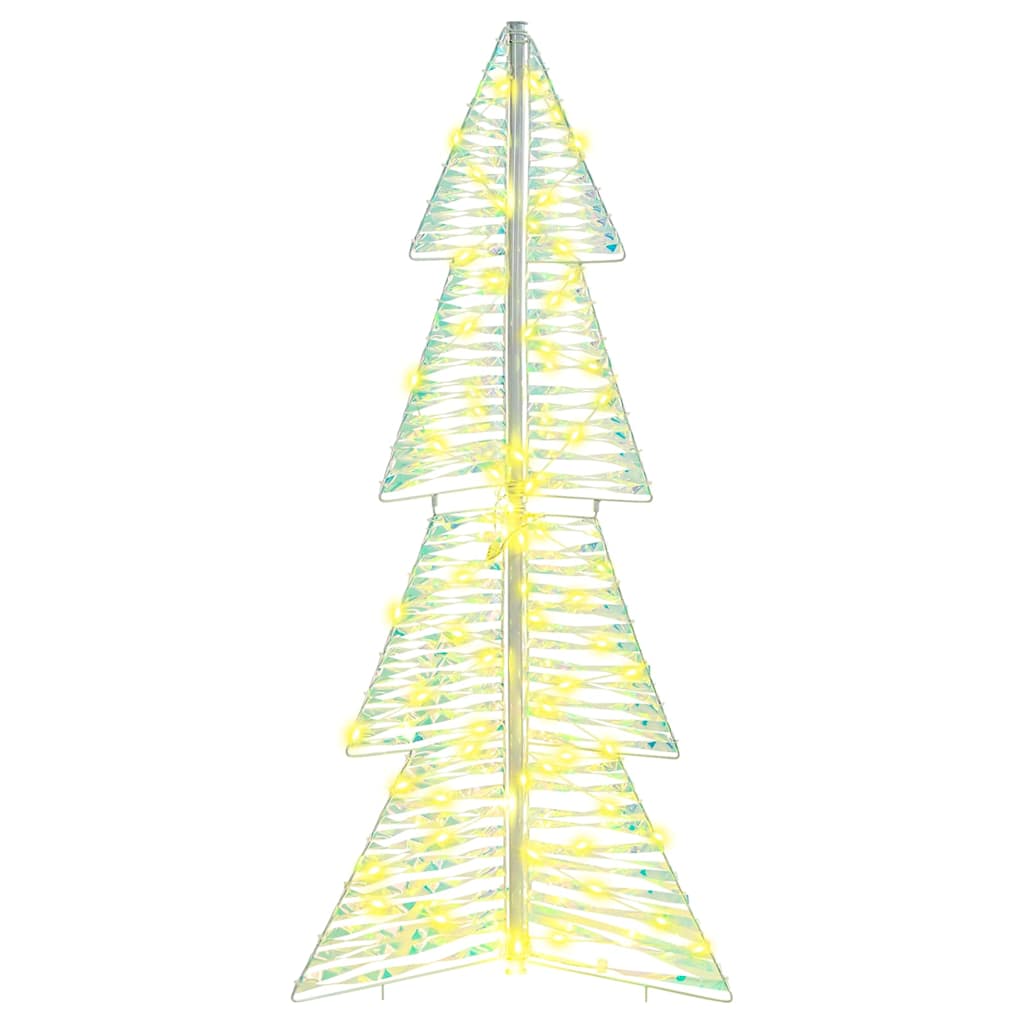 Juletre med 100 LED Varmhvit 120 cm PET