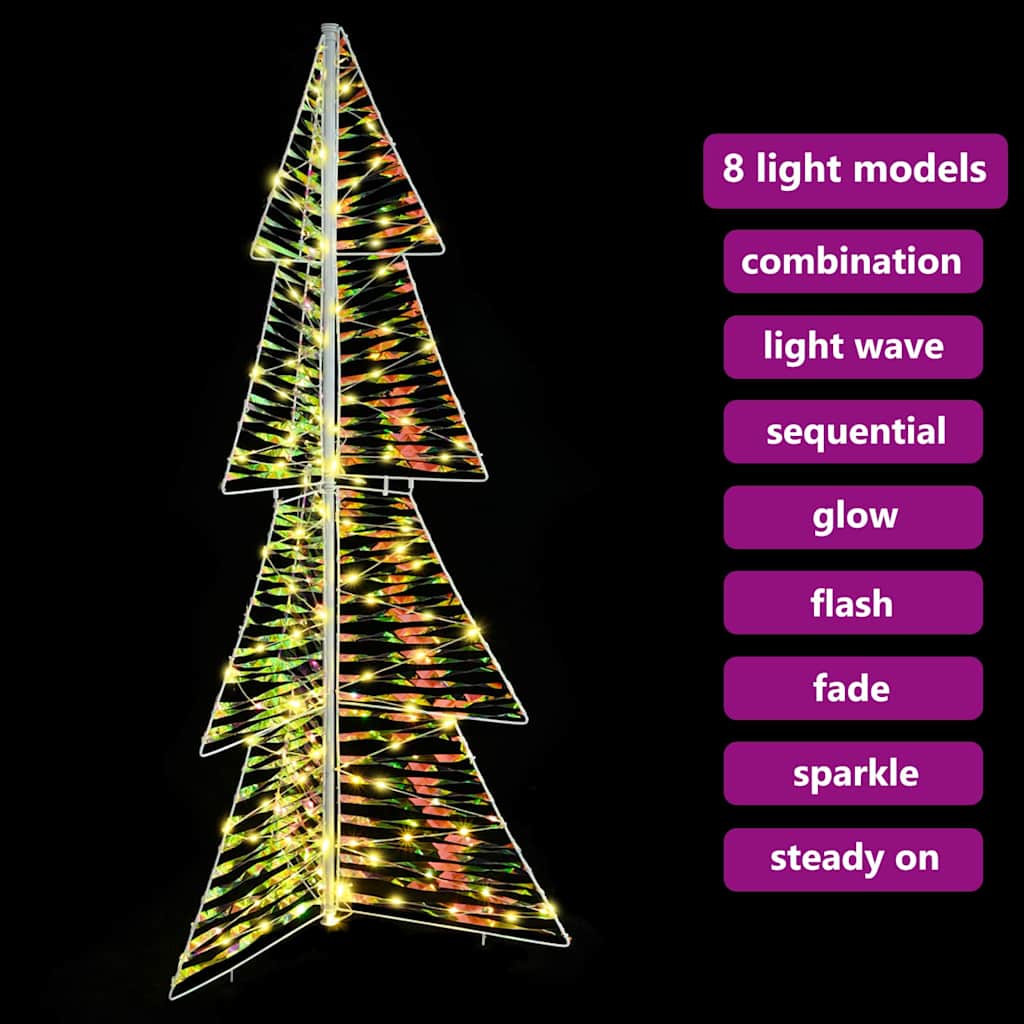Juletre med 160 LED Varmhvit 150 cm PET