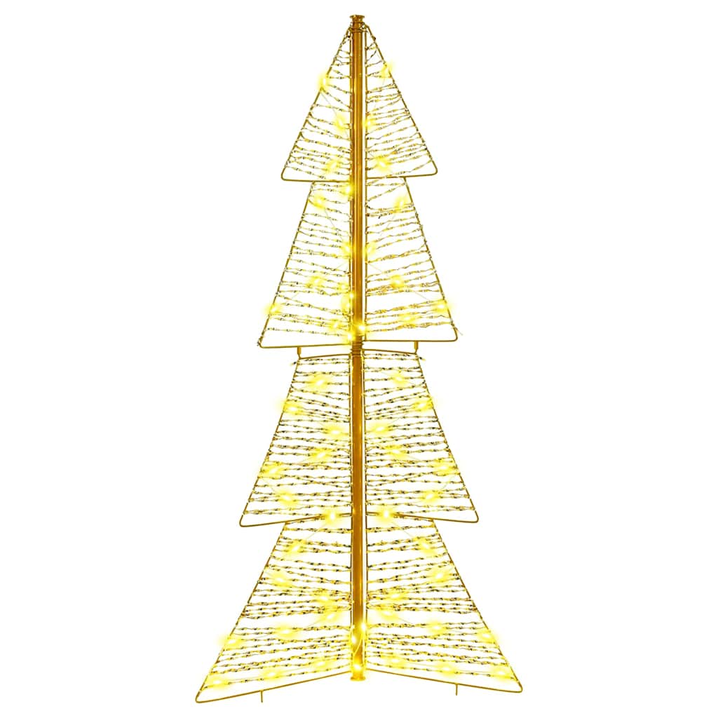 Juletre med 100 LED Varmhvit 120 cm PET