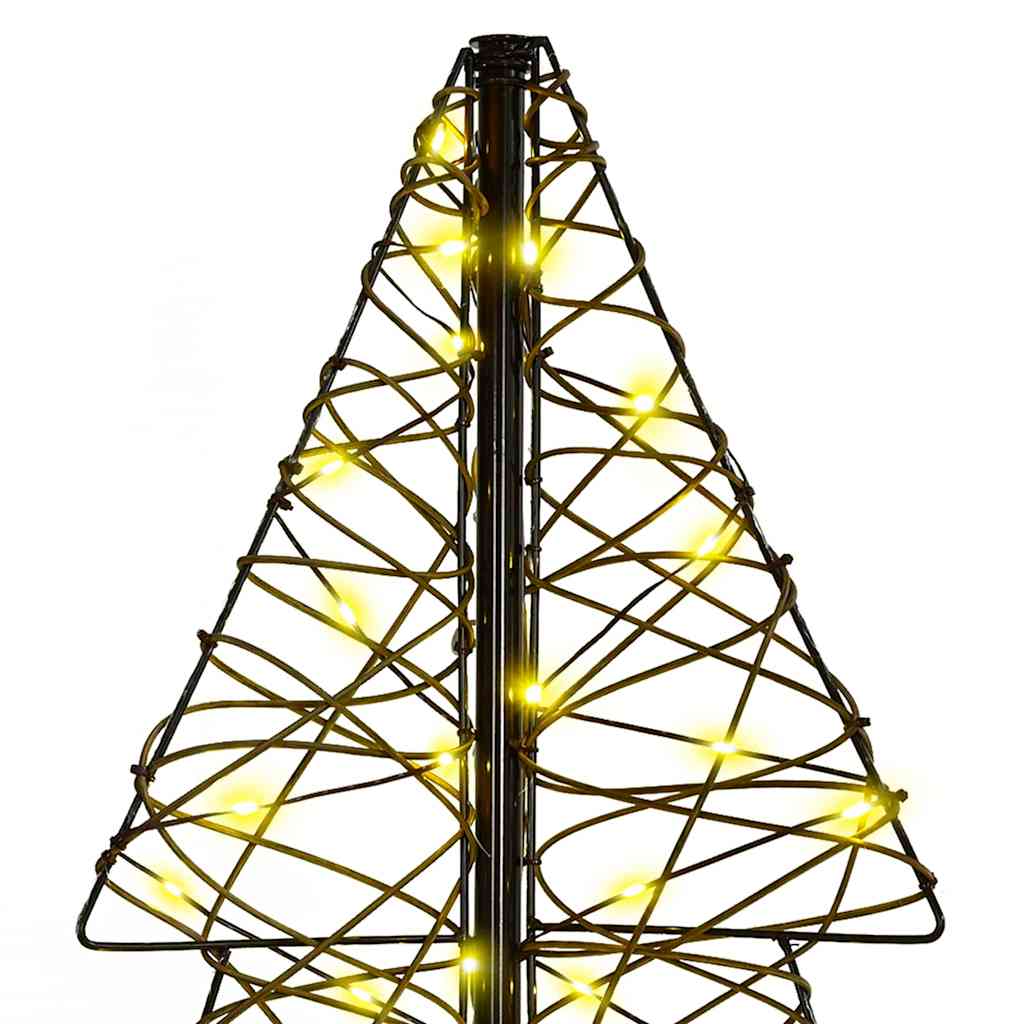 Juletre med 100 LED Varmhvit 120 cm Rotting