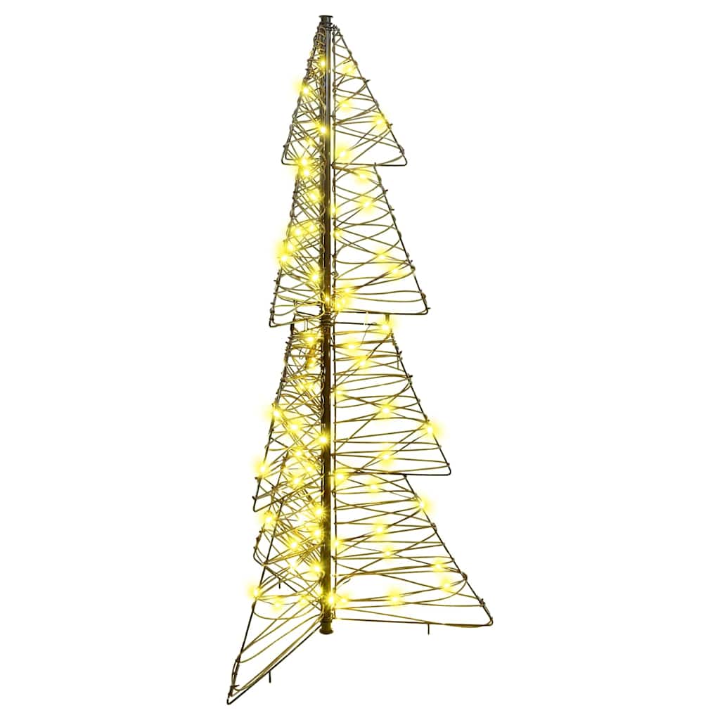 Juletre med 100 LED Varmhvit 120 cm Rotting