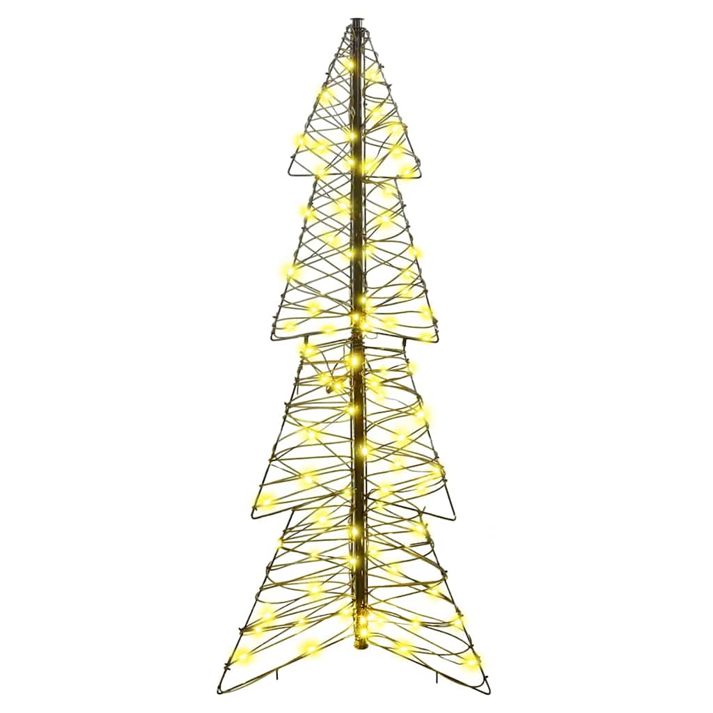 Juletre med 100 LED Varmhvit 120 cm Rotting