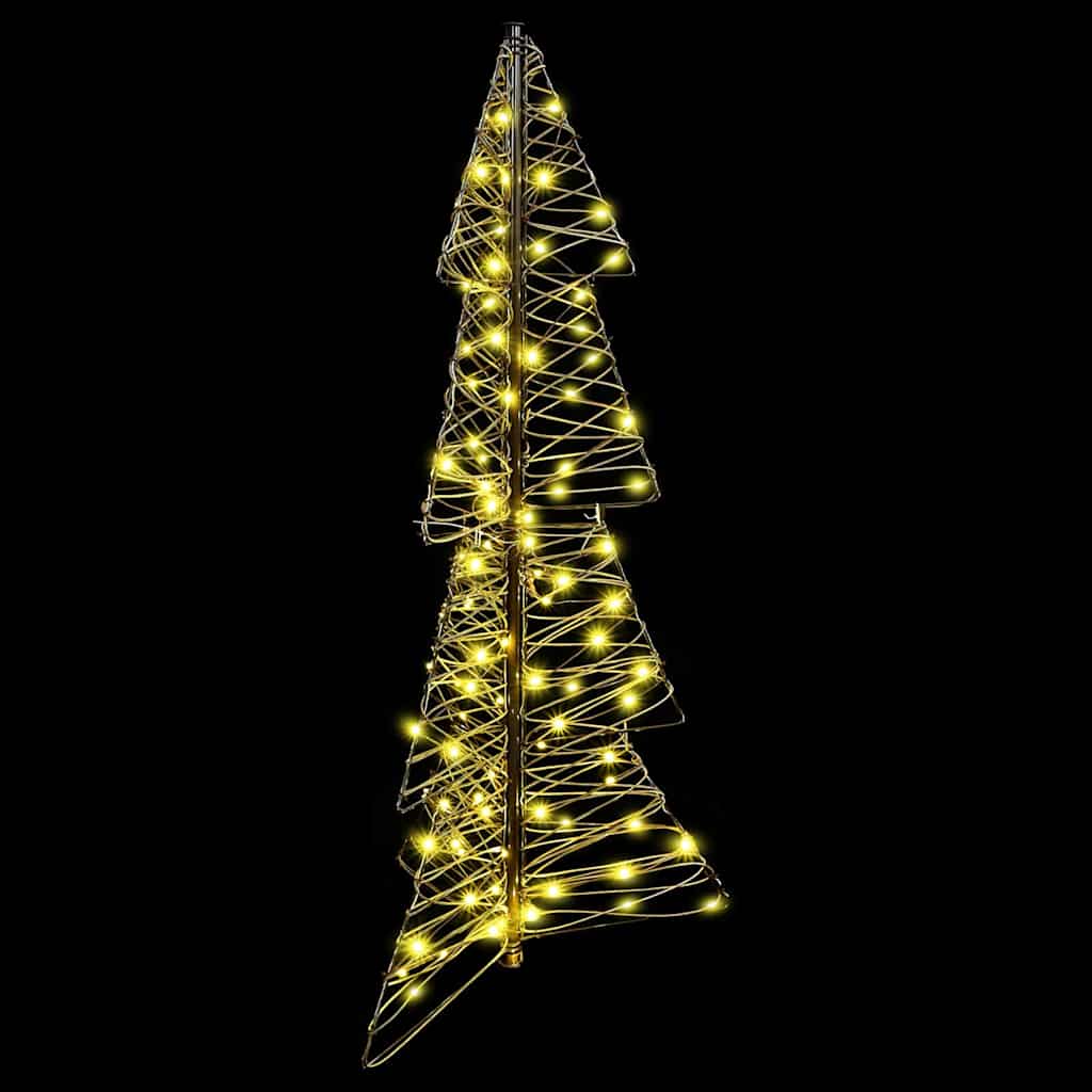 Juletre med 100 LED Varmhvit 120 cm Rotting