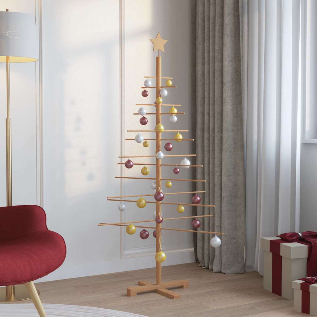 Trekjuletrær med stativ Brun 150 cm Bambus