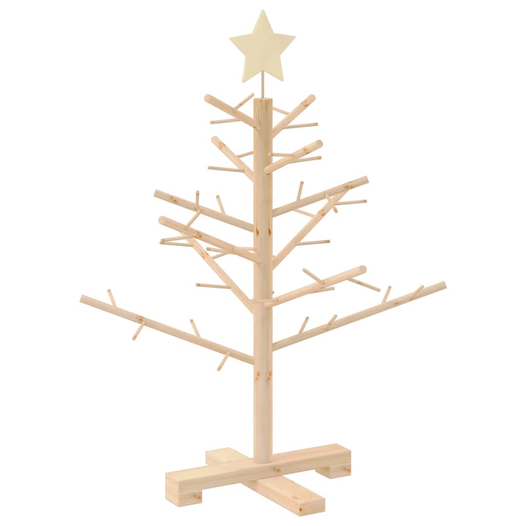 Trekjuletrær med stativ Naturlig 75 cm Heltre furu